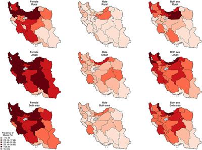 Patterns of Obesity and Overweight in the Iranian Population: Findings of STEPs 2016